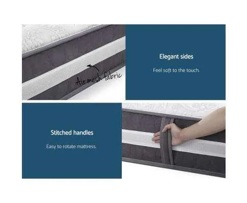 30cm Devine Mattress Bed 7 Zone - Medium Firm