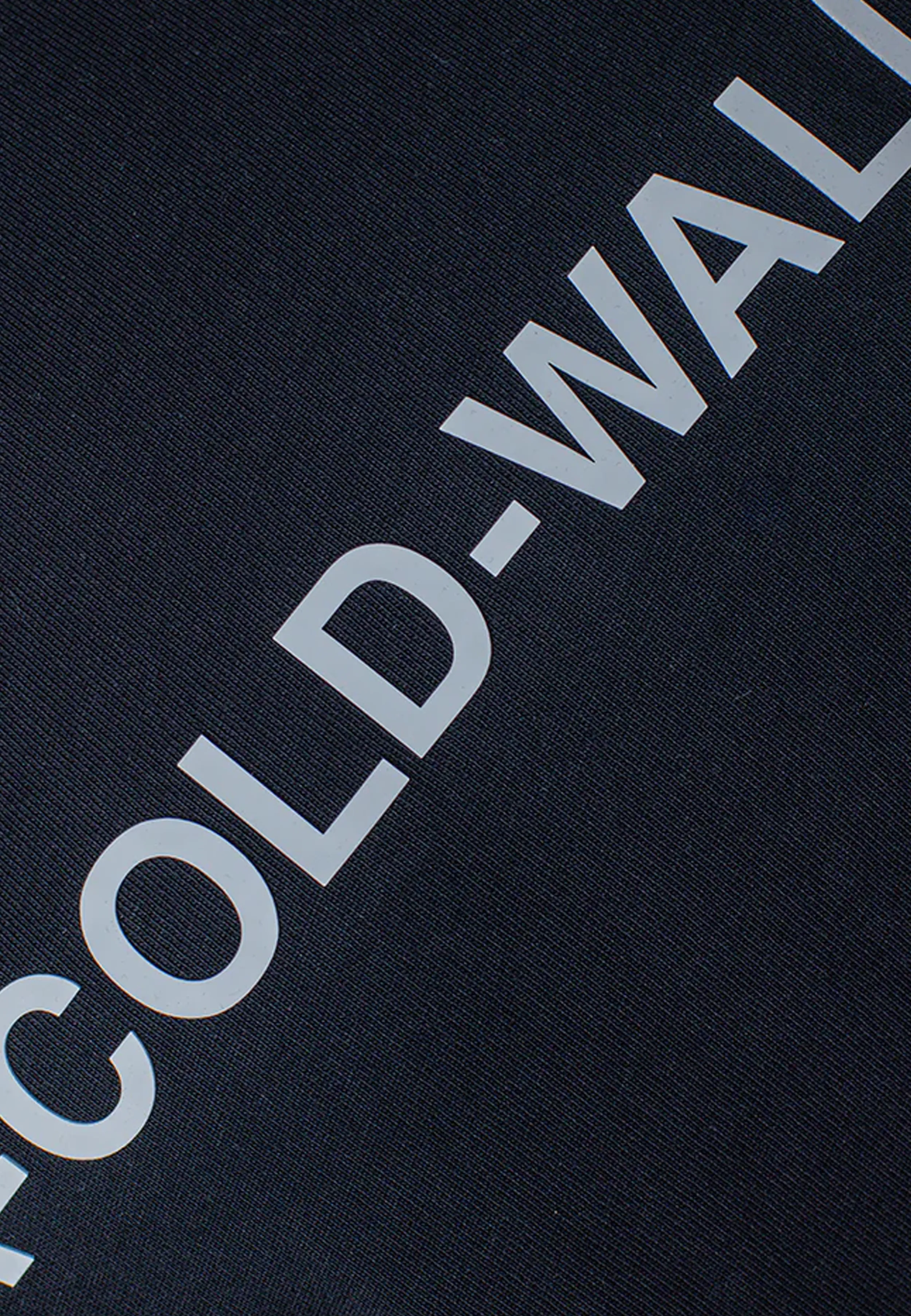 A COLD WALL Knitted Essential Logo T- Shirt - Black