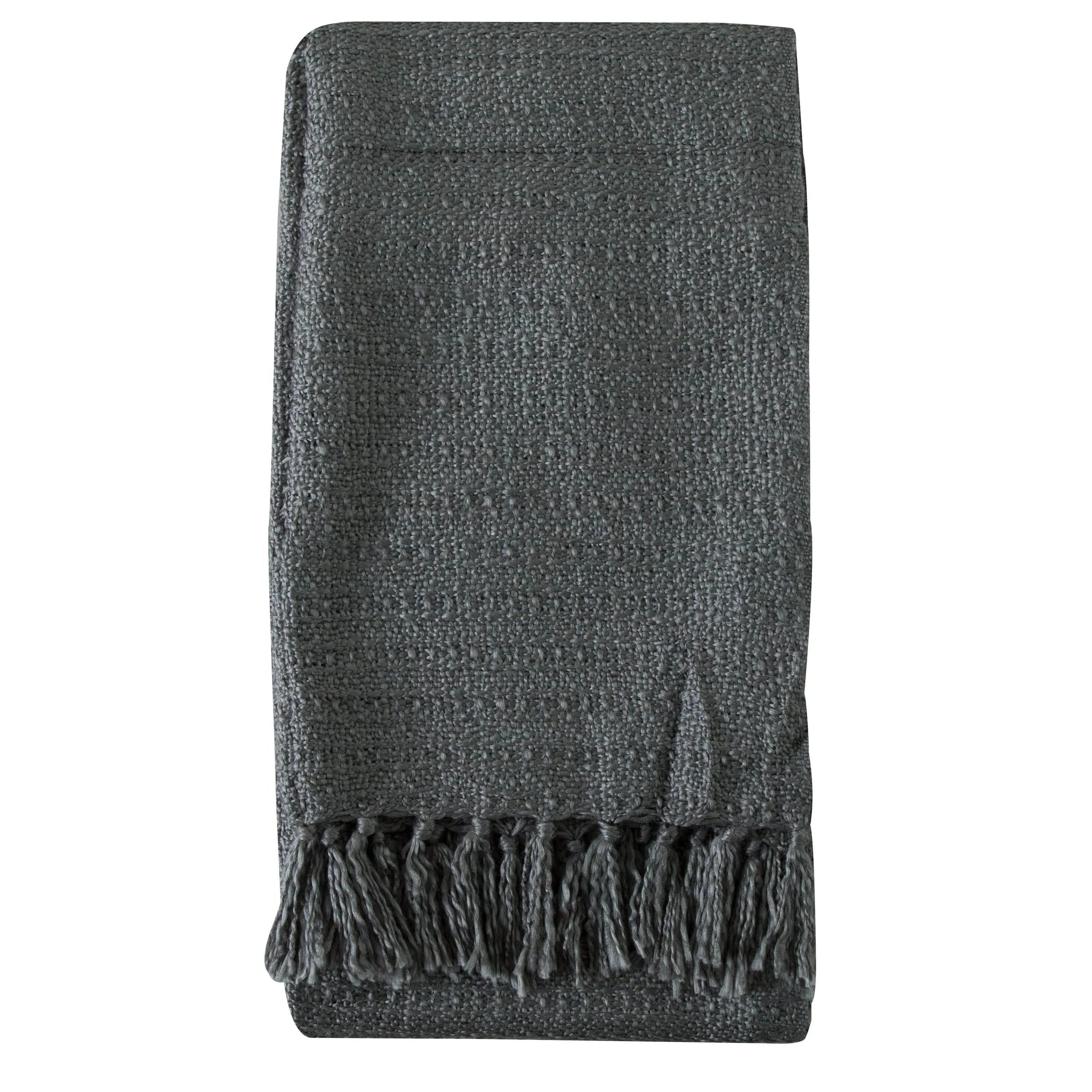 Accrington Textured Throw Grey