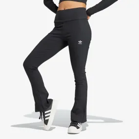 Adidas Originals | ESSENTIALS RIB FLARED PANTS  { BLACK