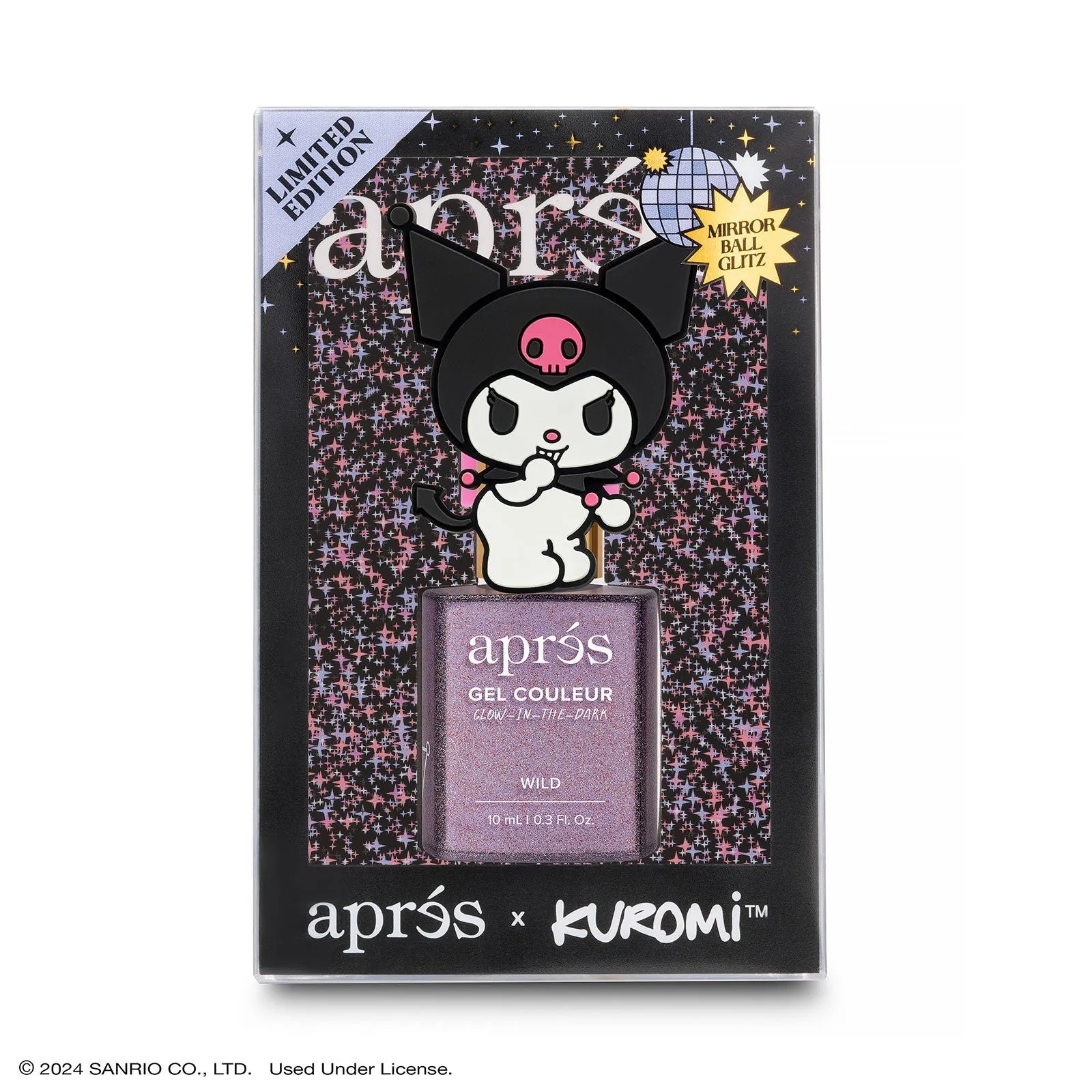 Apres - Kuromi Flash Glitter Gel Couleur - Wild