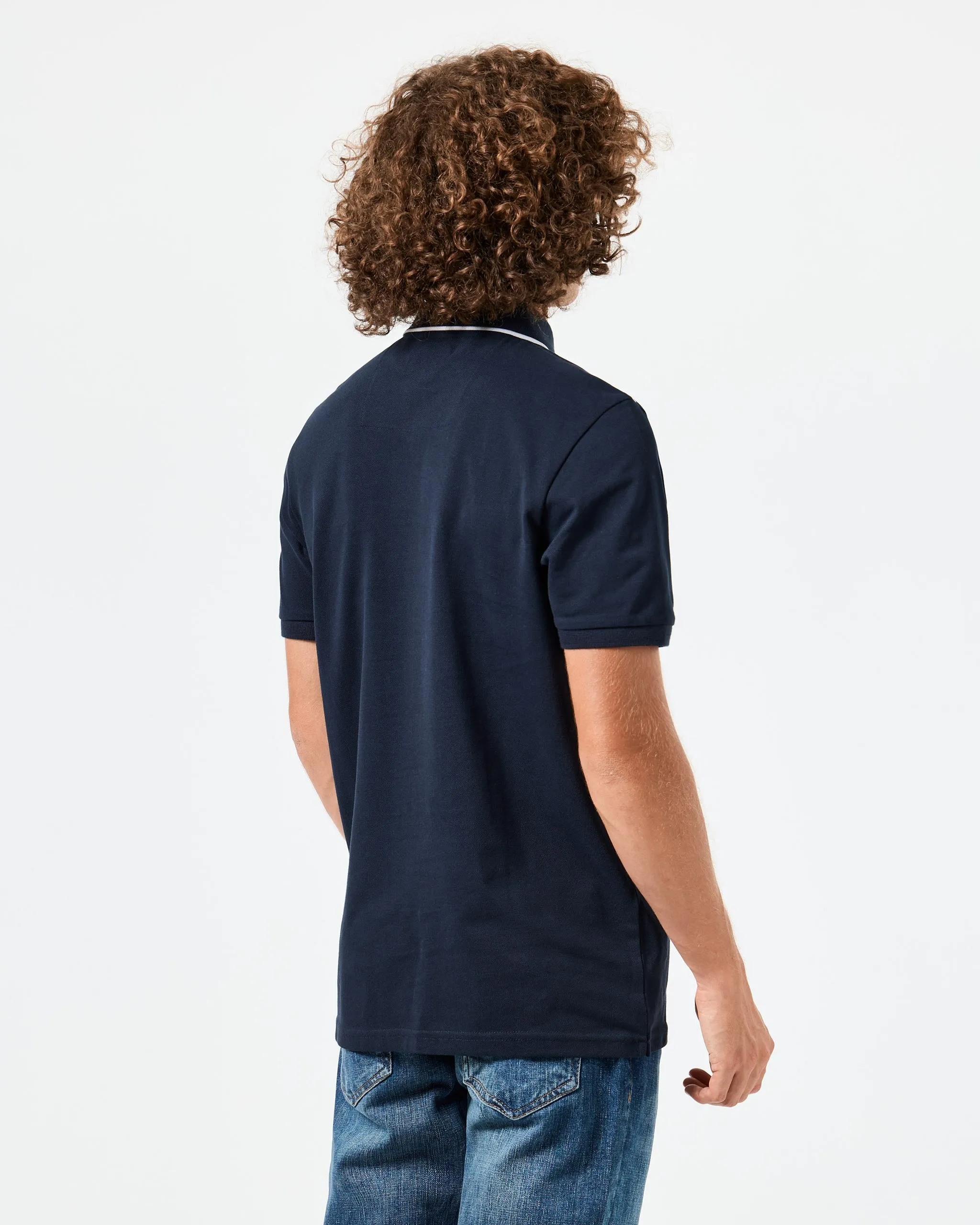 Astola Polo Shirt Navy/White