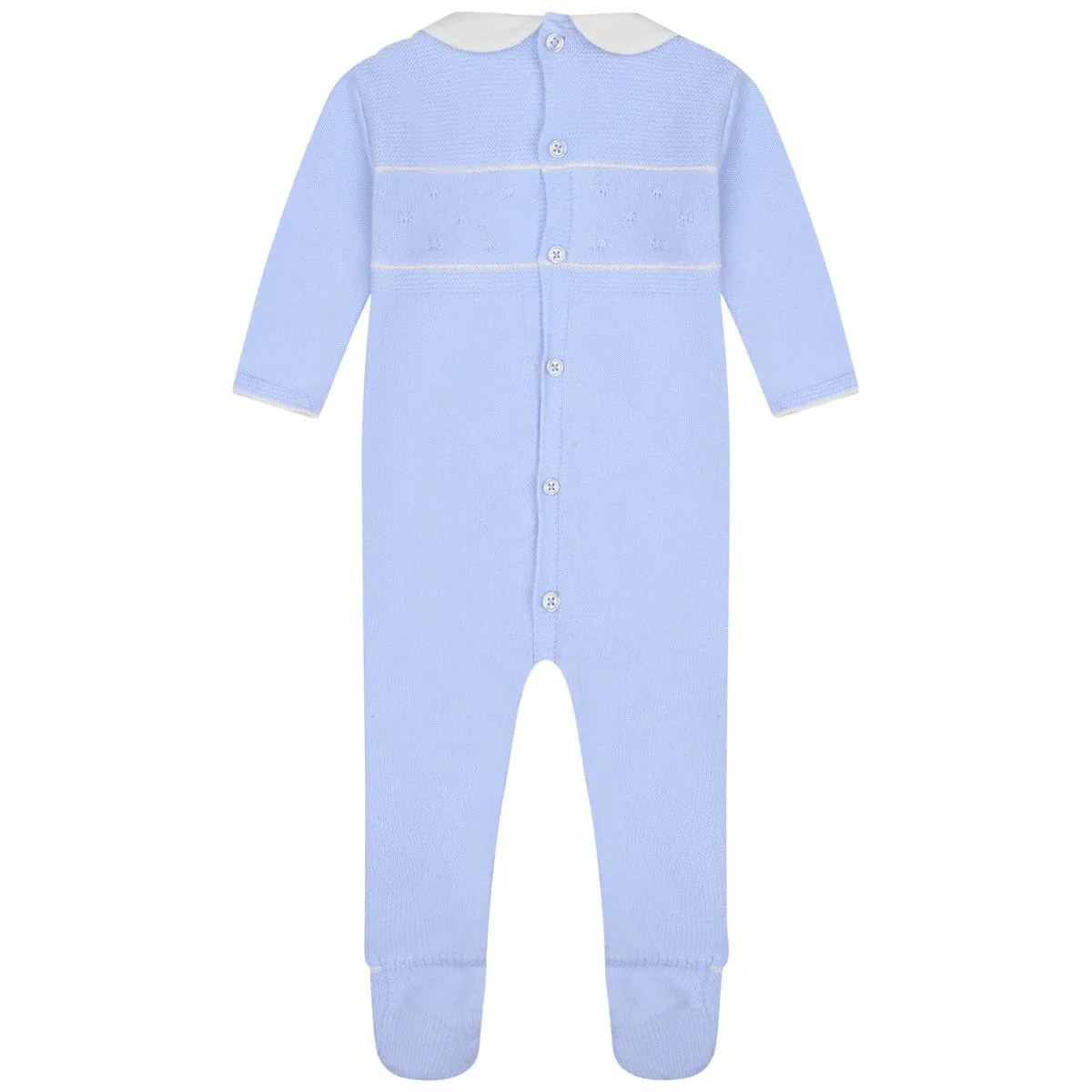 Baby Boys Babygrow - Cotton Knitted Babygrow