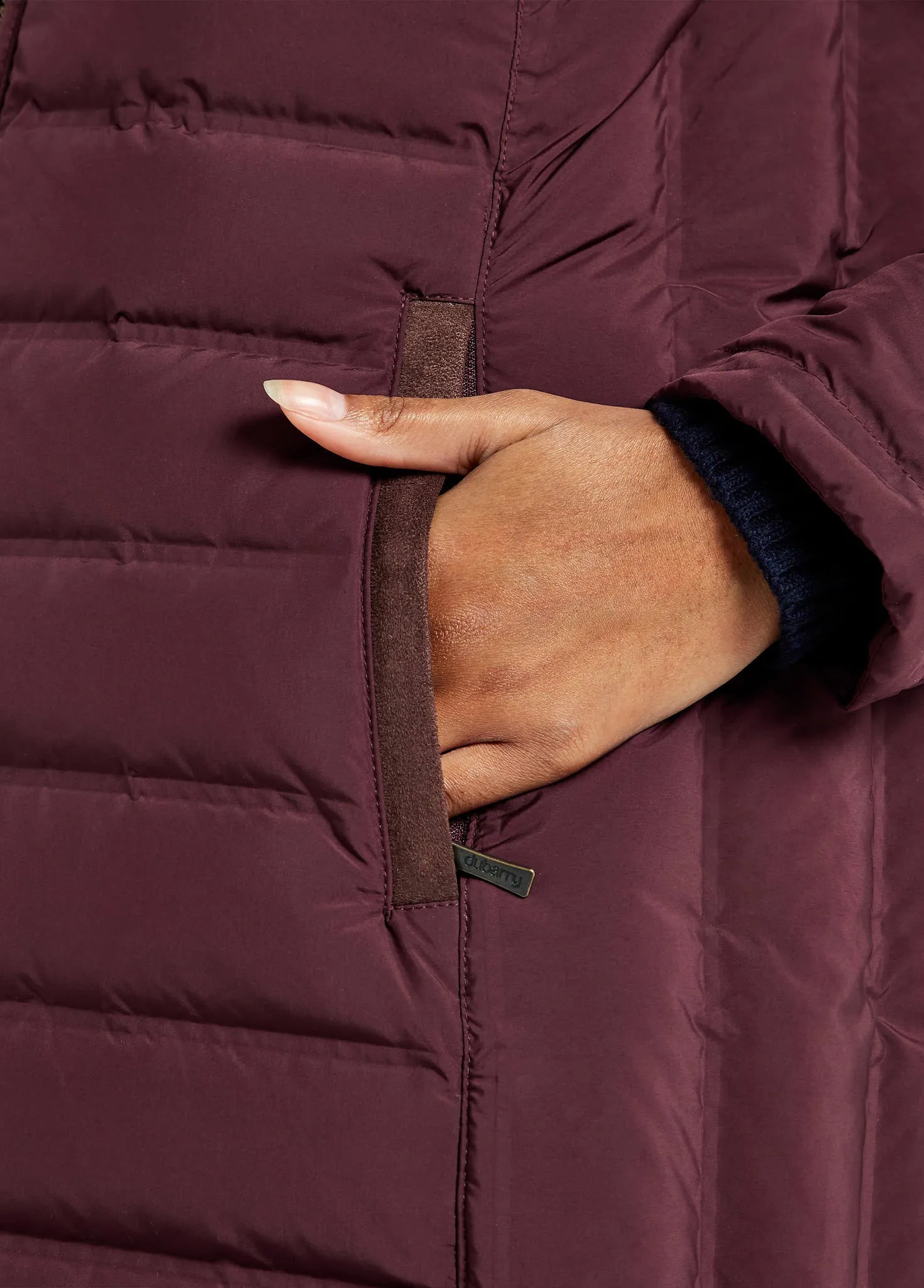 Ballybrophy Quilted Jacket - Currant