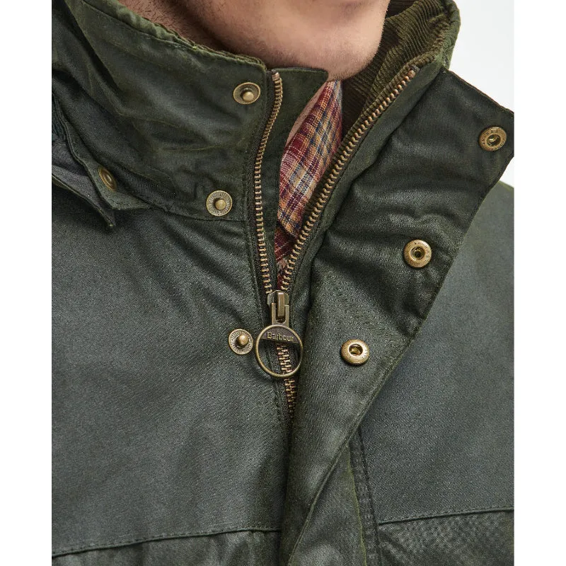 Barbour Bleaberry Mens Wax Jacket - Fern