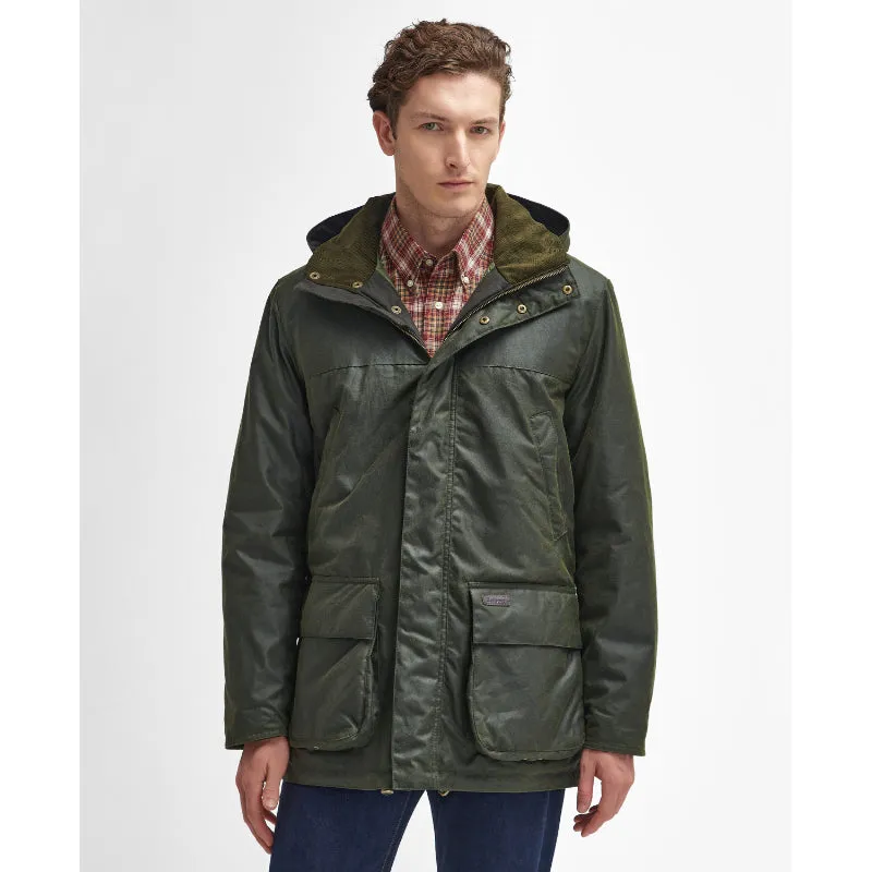 Barbour Bleaberry Mens Wax Jacket - Fern