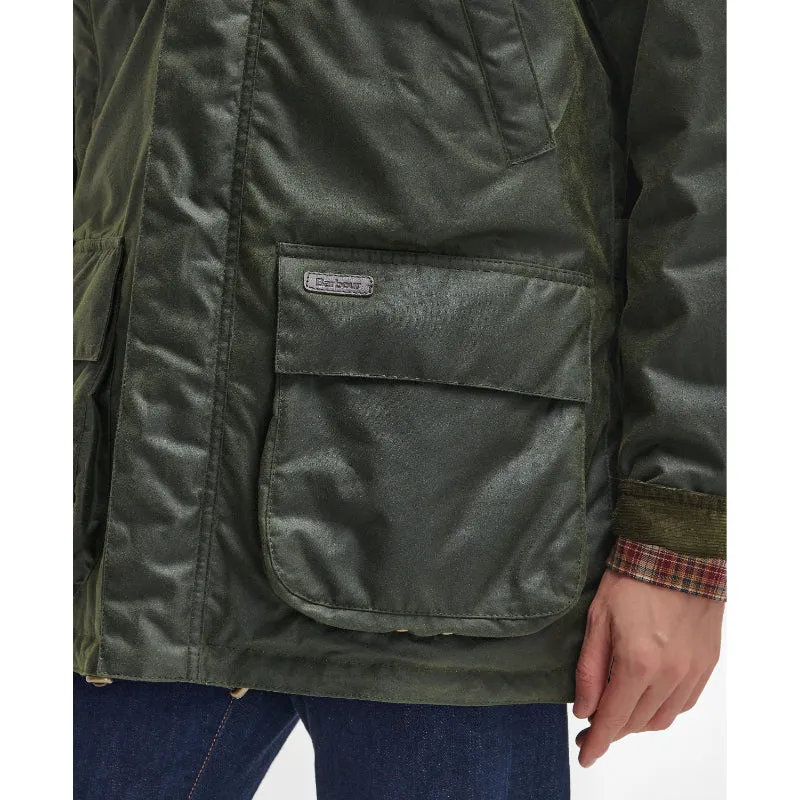 Barbour Bleaberry Mens Wax Jacket - Fern