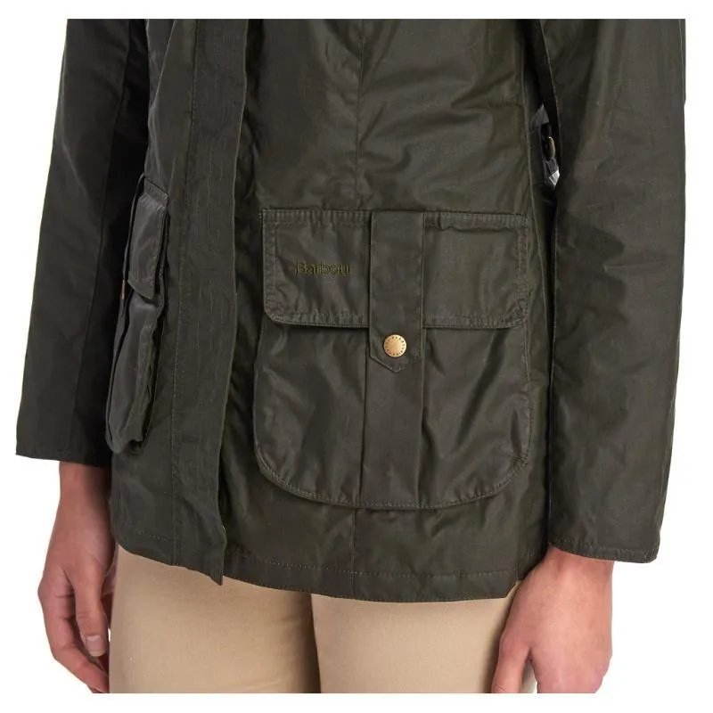 Barbour Defence Lightweight Ladies Wax Jacket - Archive Olive