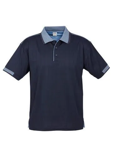 Biz Collection Mens Noosa Self Check Polo (P9100)