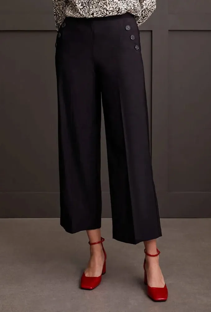 Black High Waist Palazzo Pants