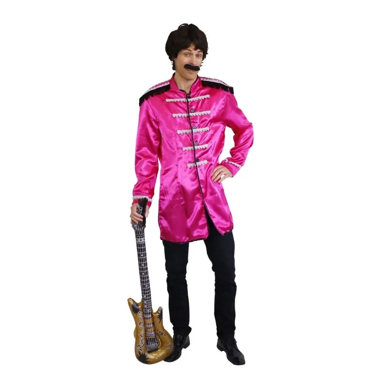 British Jacket  Pink Mens Costume