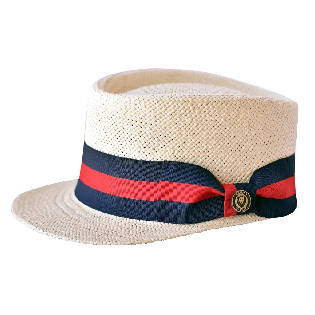 Bruno Capelo Legionnaire Boater (Straw) Straw Dress Cap