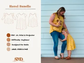 Bundle Hazel Swing Dress and Top Digital Sewing Pattern