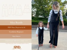 BUNDLE Mira Pinafore and Jumpsuit Digital Sewing Pattern