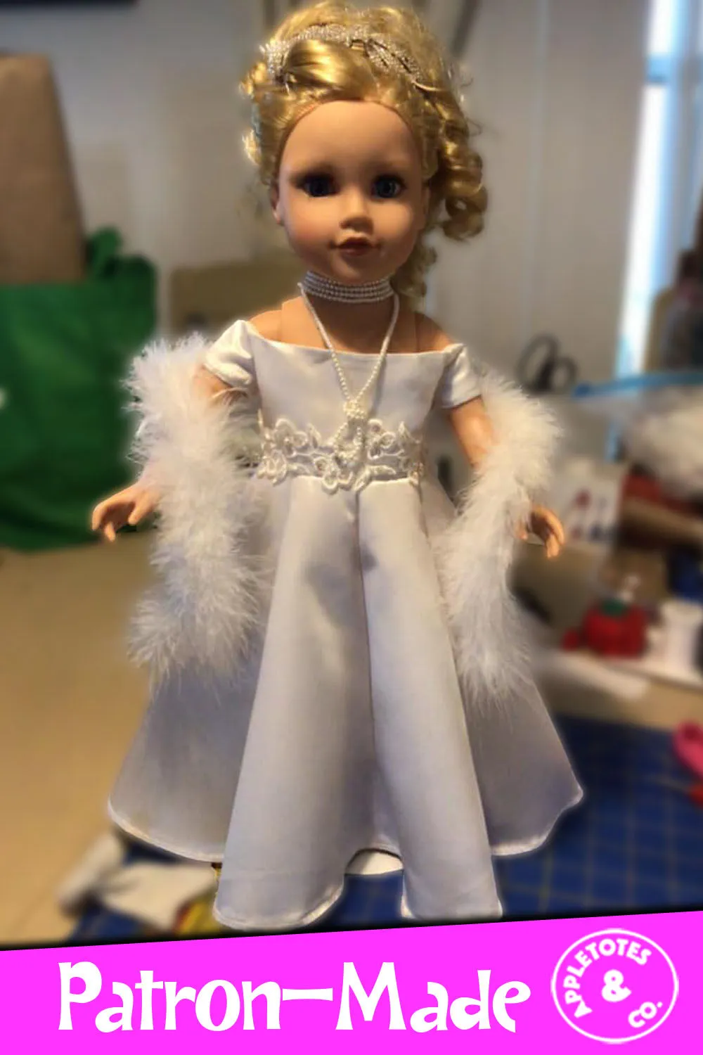 Carolina Gown 18 Inch Doll Sewing Pattern