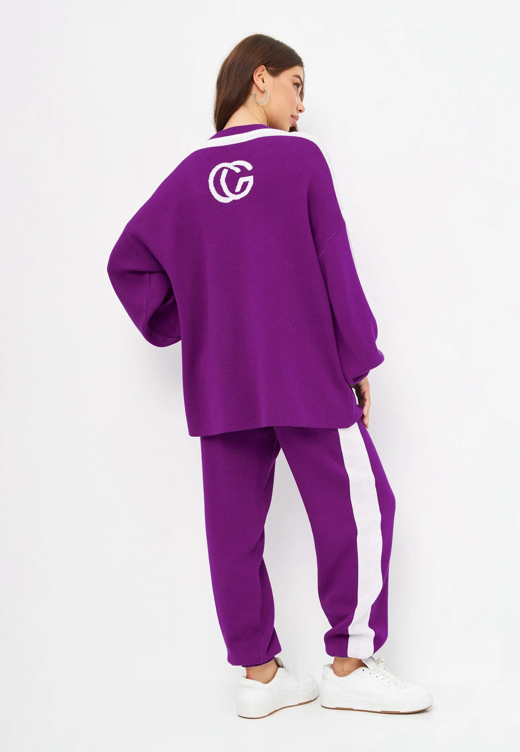 CG Knitted Jogger set - Purple