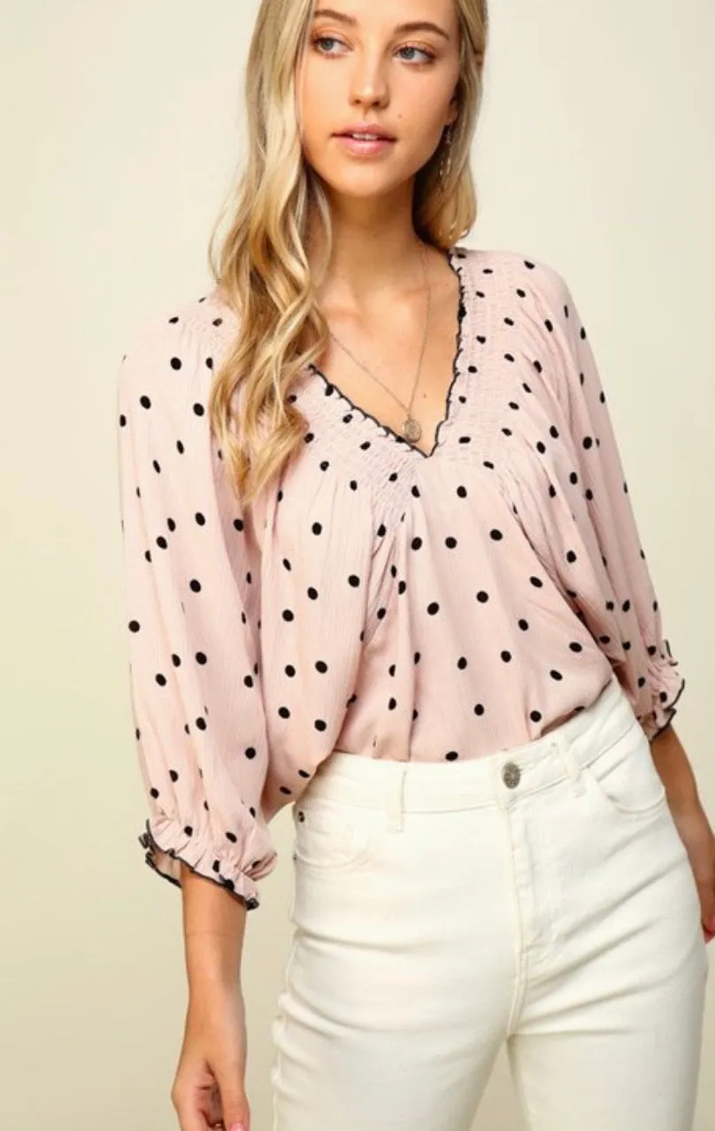 Cindy in Ivory Blouse