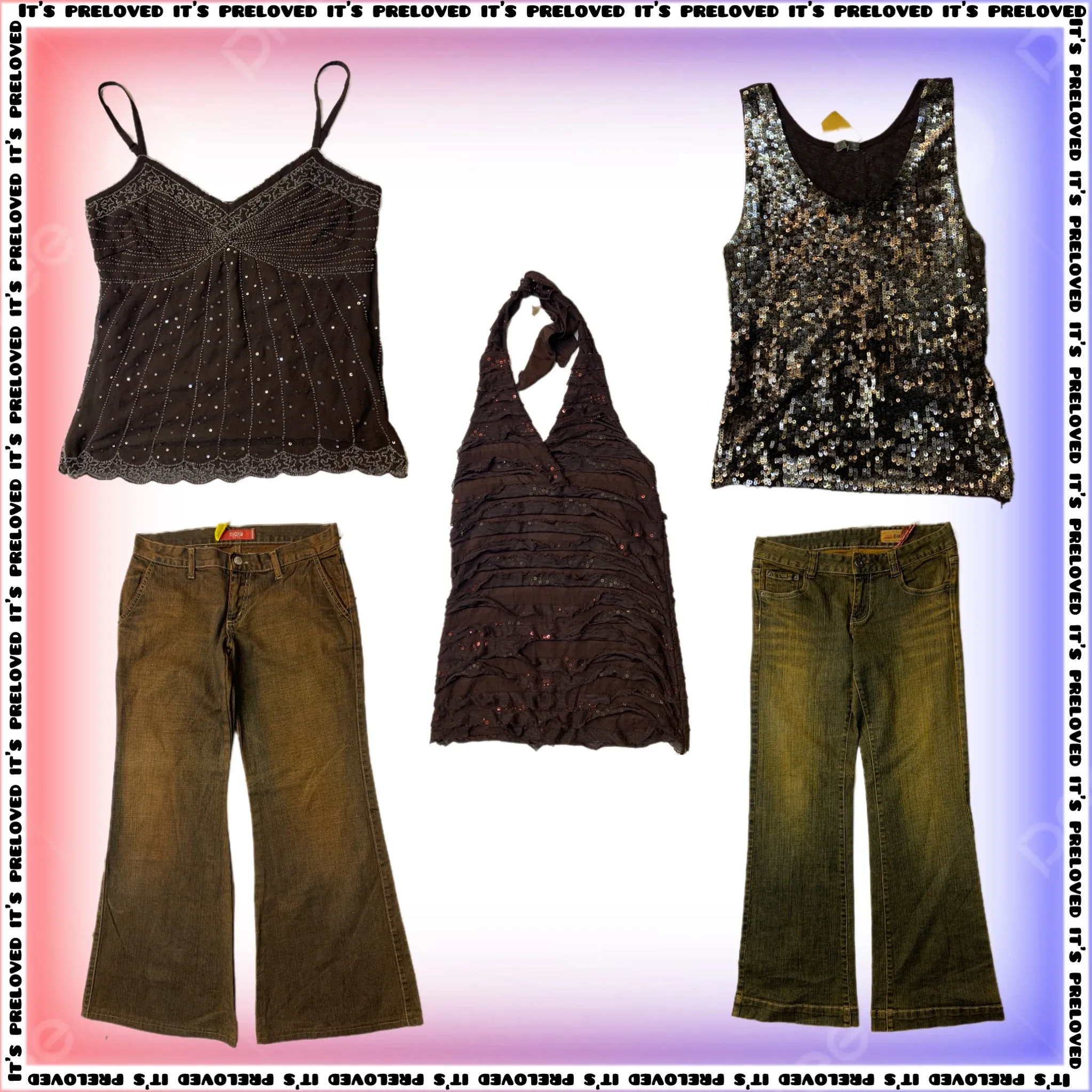 Classic Y2K Party Tops and Jeans Mix (SS-362)