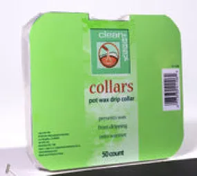 Clean & Easy Pot Wax Collars Deluxe 50 ct