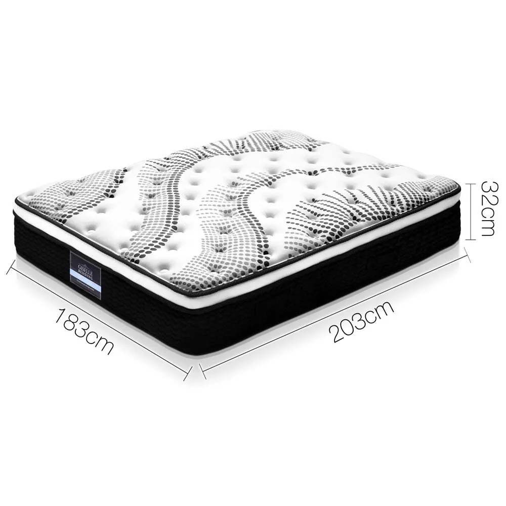 Como Euro Top Pocket Spring Mattress 32cm Thick - King