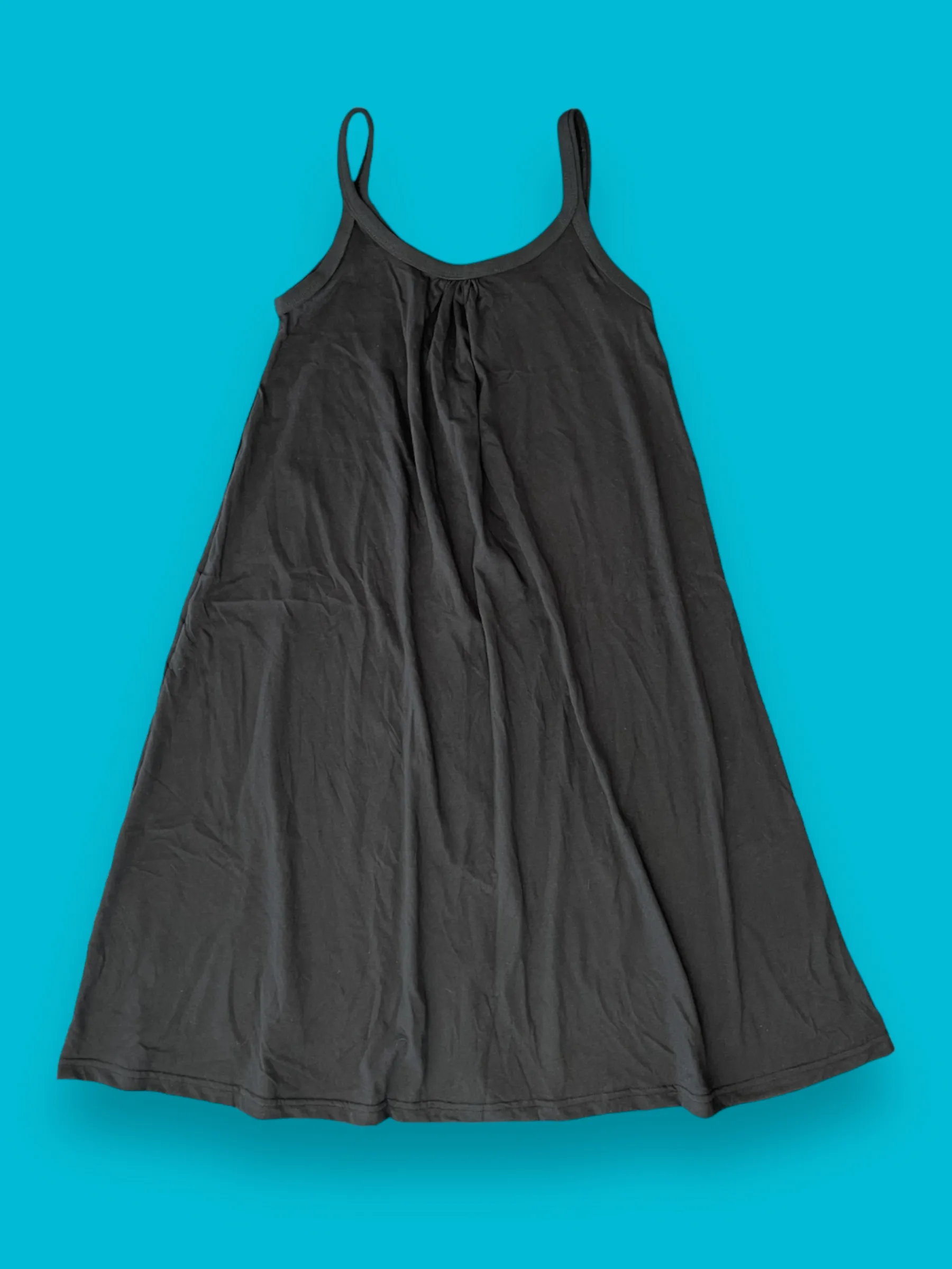 Cotton Cami Dress Black - limited sizes