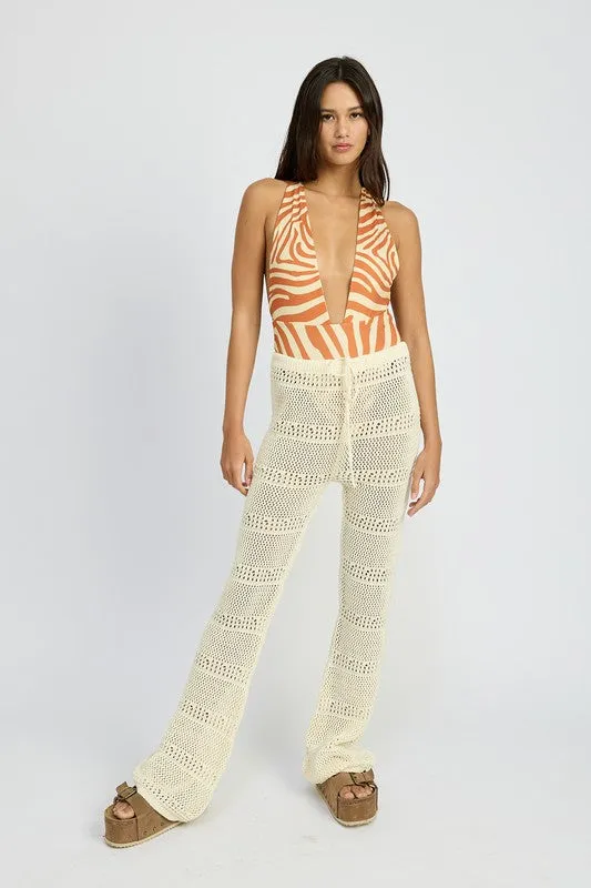 CROCHET PANTS WITH DRAWSTRINGS