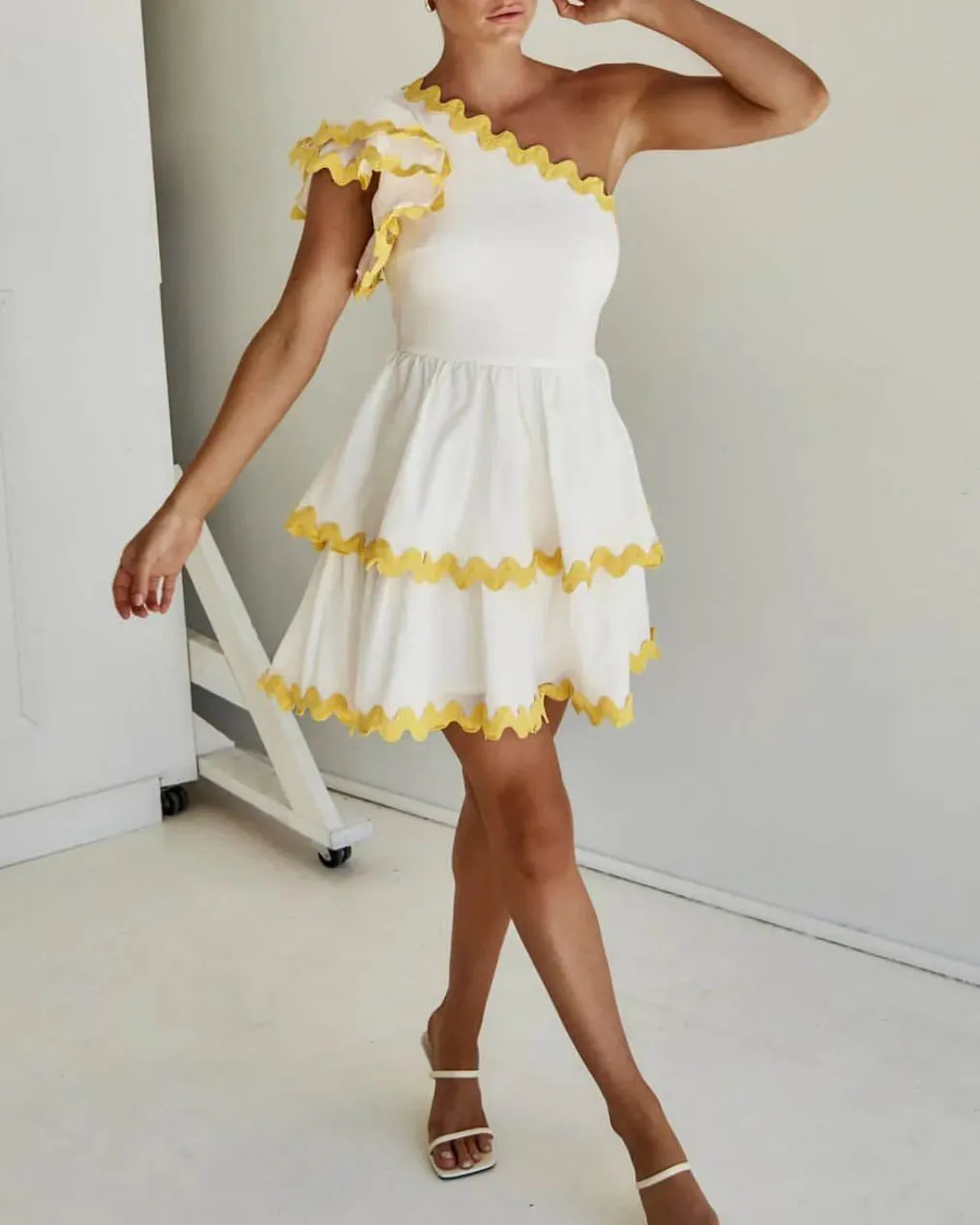 Dante Mini Dress Lemon