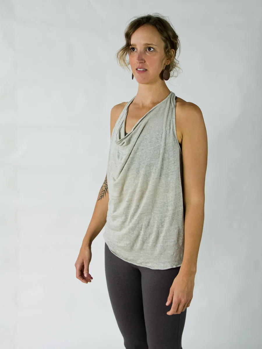 Delphine Top - Linen - Limited Edition natural Dye