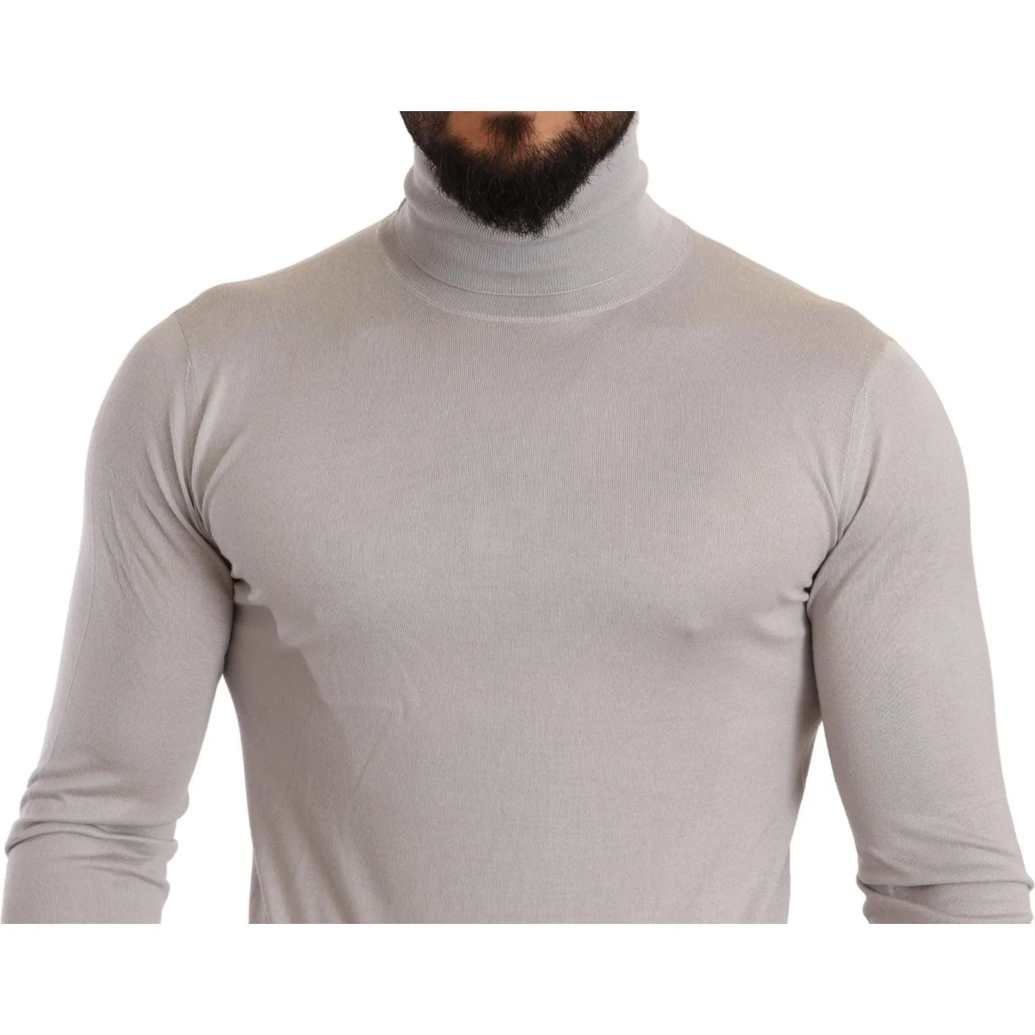 Dolce & Gabbana Elegant Cashmere-Silk Blend Turtleneck