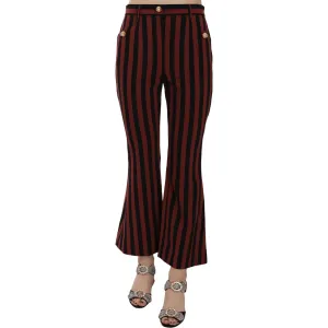 Dolce & Gabbana Elegant Cropped Flared Trousers