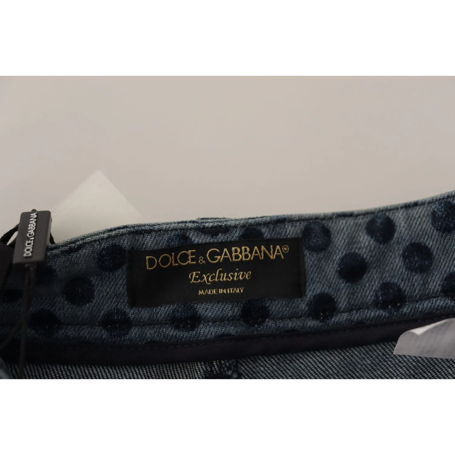 Dolce & Gabbana Elegant Floral High Waist Skinny Jeans