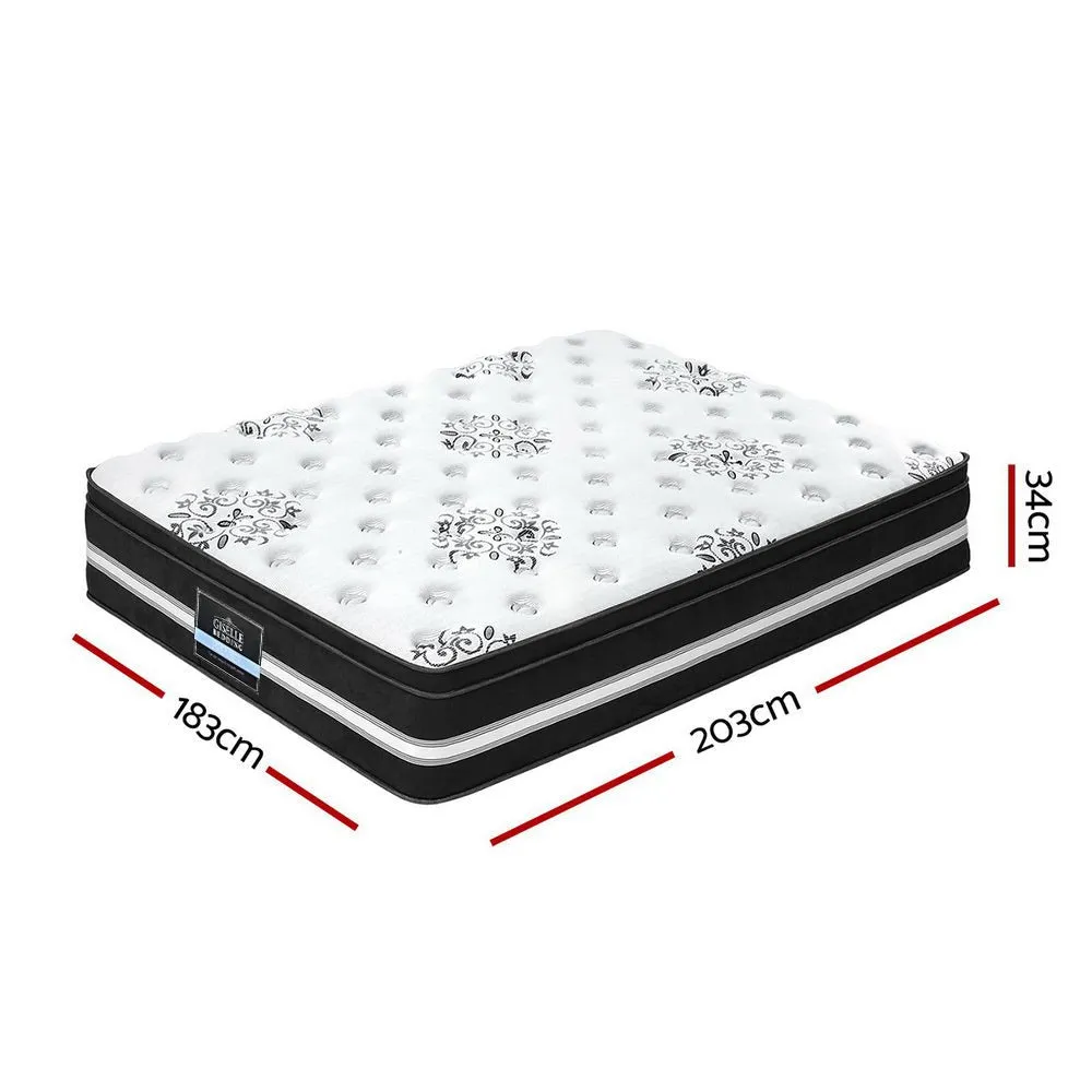 Donegal Euro Top Cool Gel Pocket Spring Mattress 34cm Thick - King