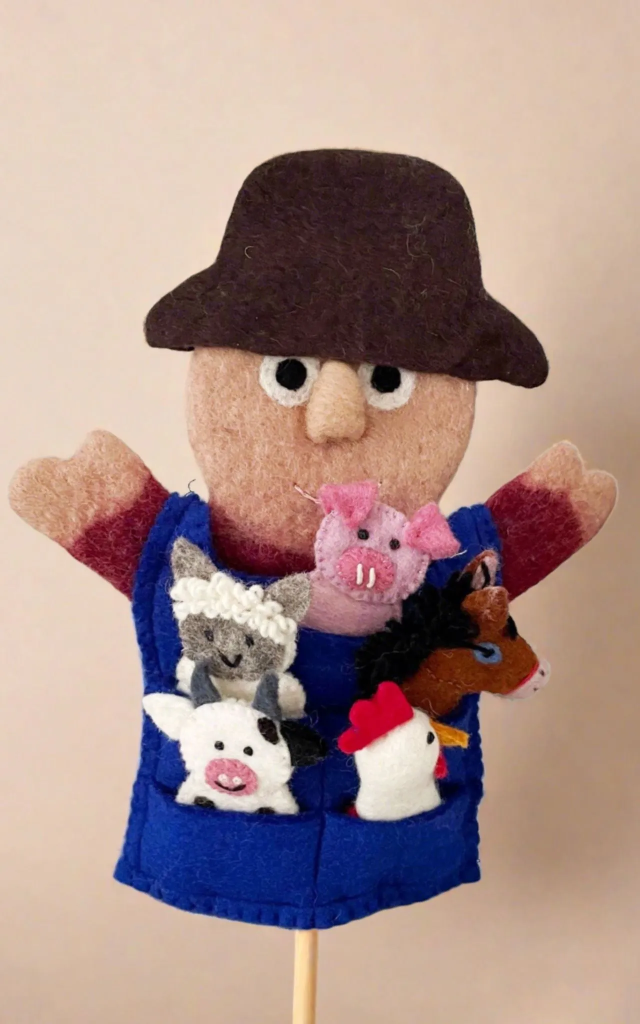 Felt 'Farmer' Hand Puppet