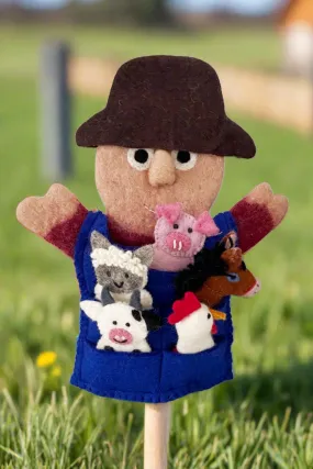 Felt 'Farmer' Hand Puppet