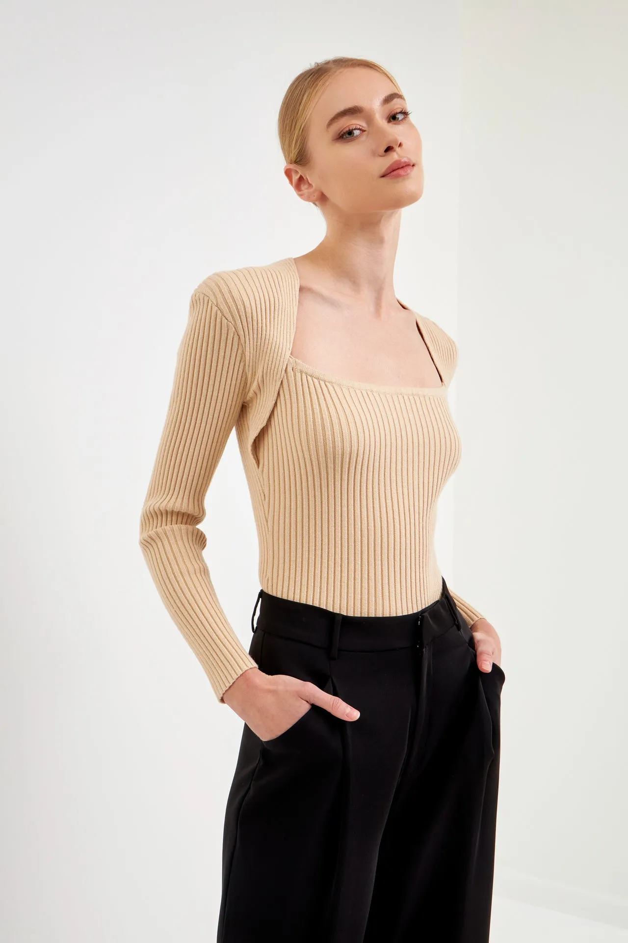 Fitted Knit Top