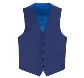 French Blue Suit Separates Vest