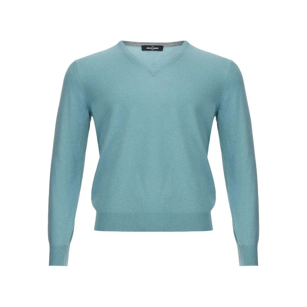 Gran Sasso Turquoise Cashmere Sweater Elegance