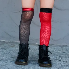 Harley Red Black Knee High Socks Baby Toddler Girl