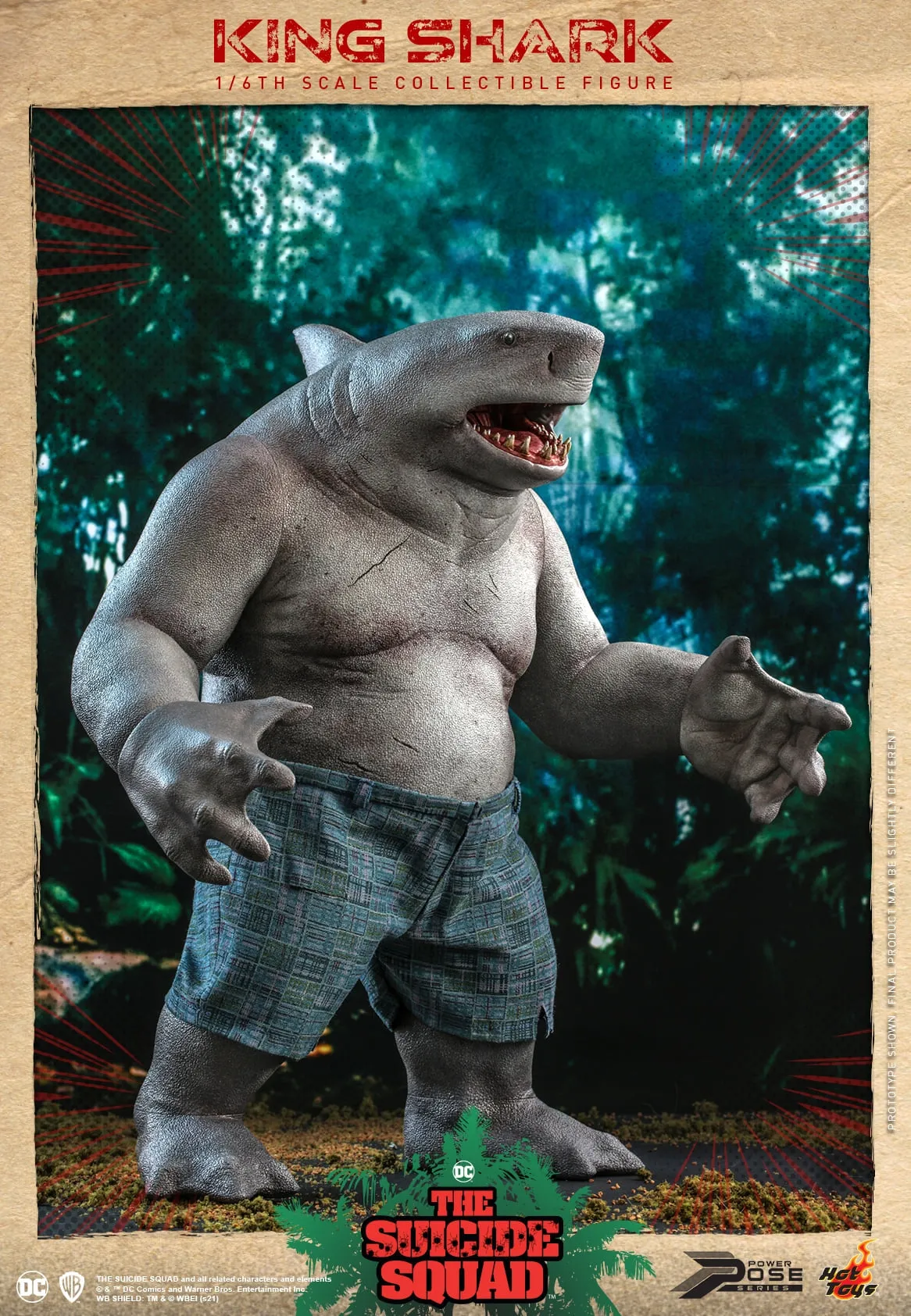 Hot Toys - PPS006 - The Suicide Squad - 1/6th scale King Shark Collectible Figure