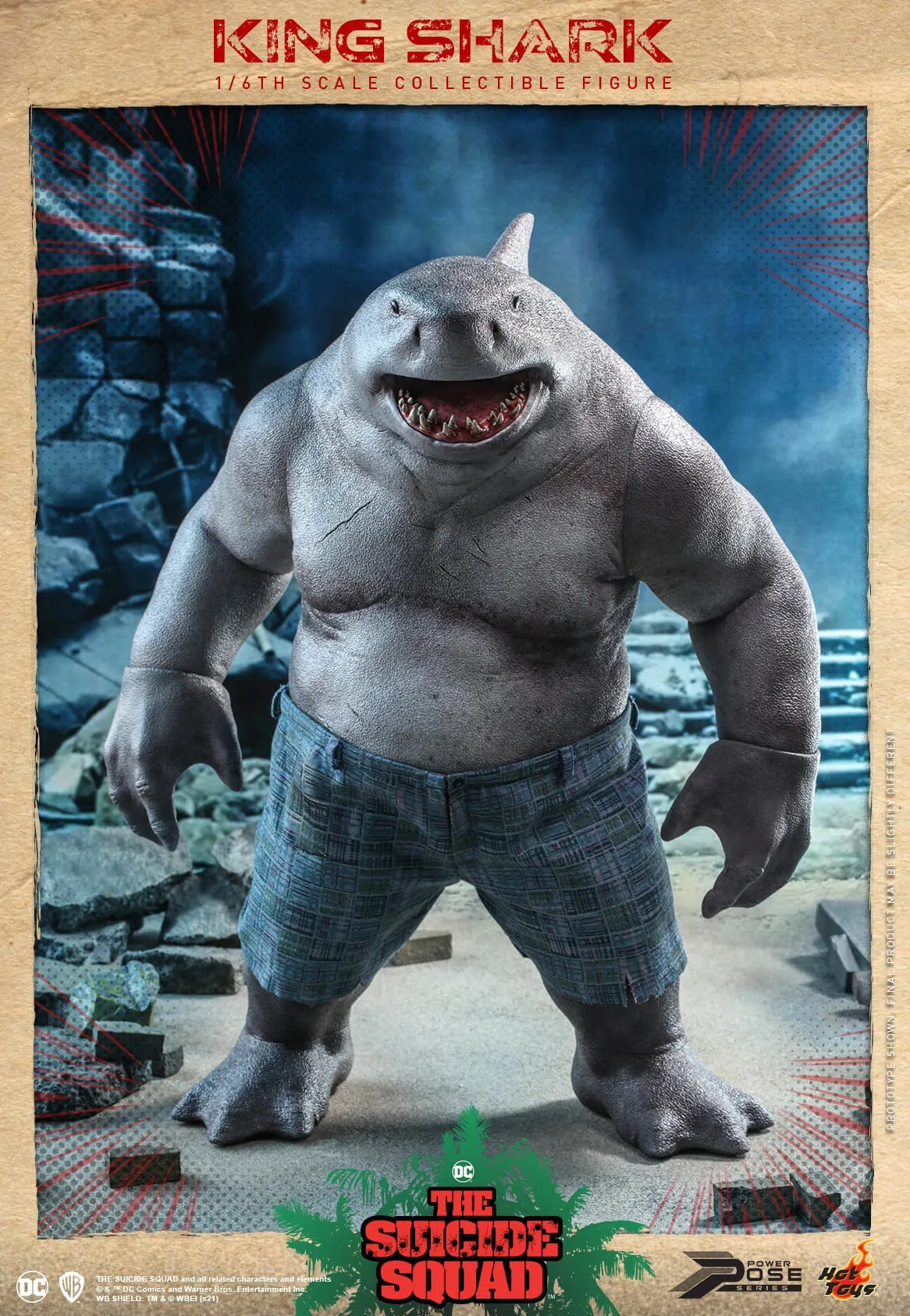 Hot Toys - PPS006 - The Suicide Squad - 1/6th scale King Shark Collectible Figure