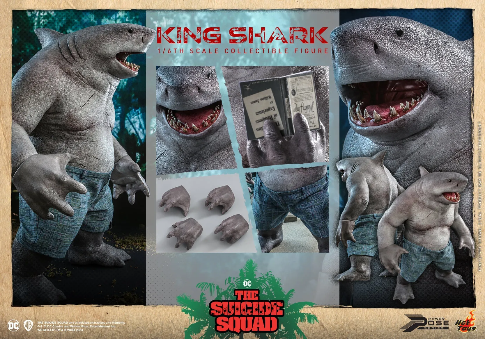 Hot Toys - PPS006 - The Suicide Squad - 1/6th scale King Shark Collectible Figure