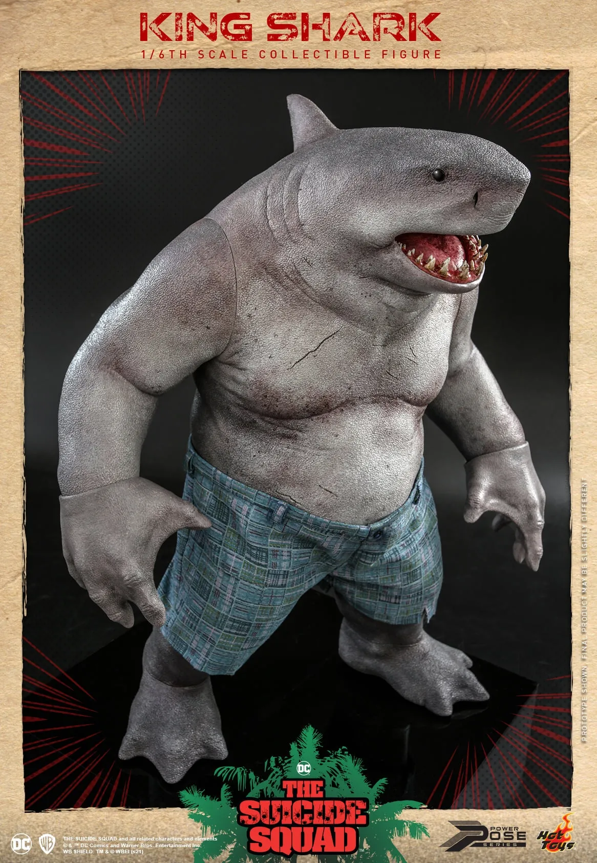 Hot Toys - PPS006 - The Suicide Squad - 1/6th scale King Shark Collectible Figure