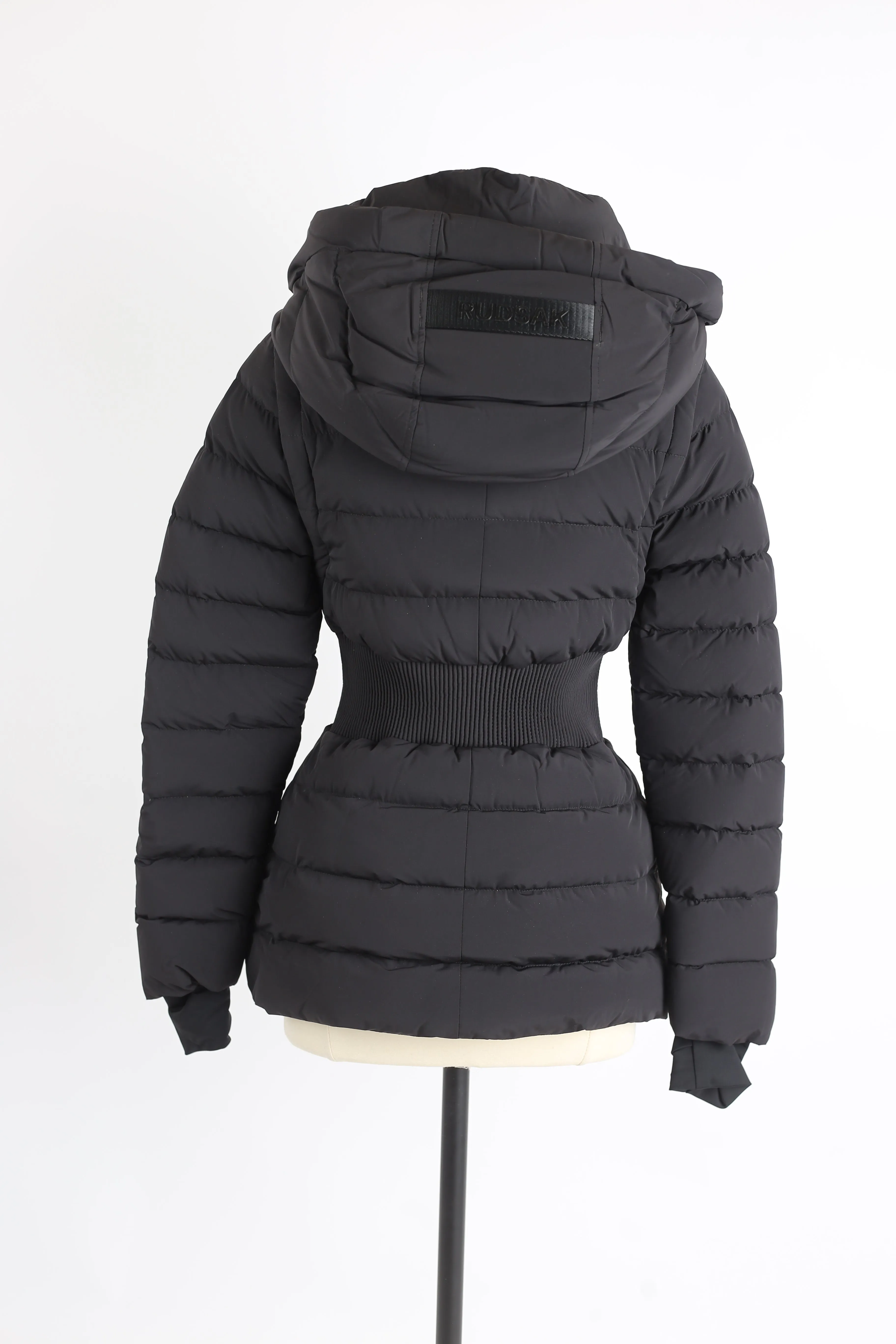 Juliette Synched Waist Down Puffer Jacket W/ Removable Sleeves