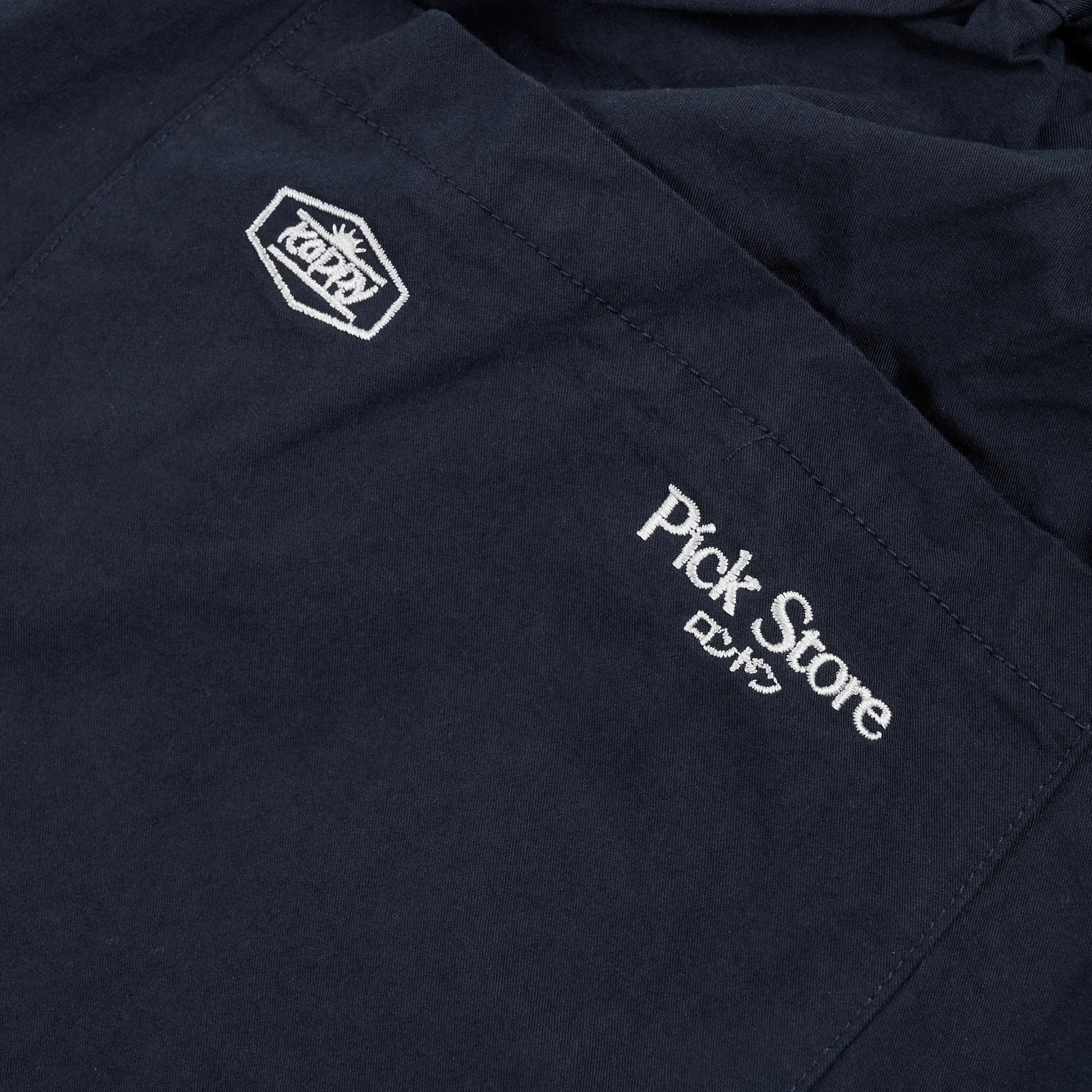 Kappy x Pick Store - Limited Edition Two Tuck Wide Pants Navy