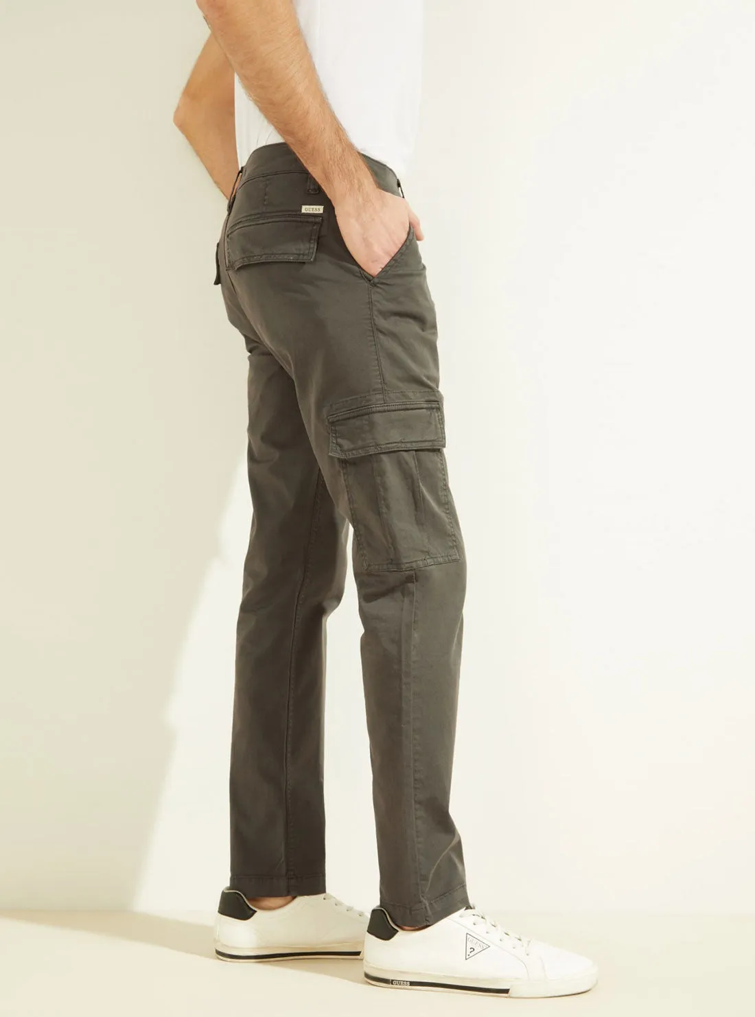 Khaki Green Lonta Cargo Pants