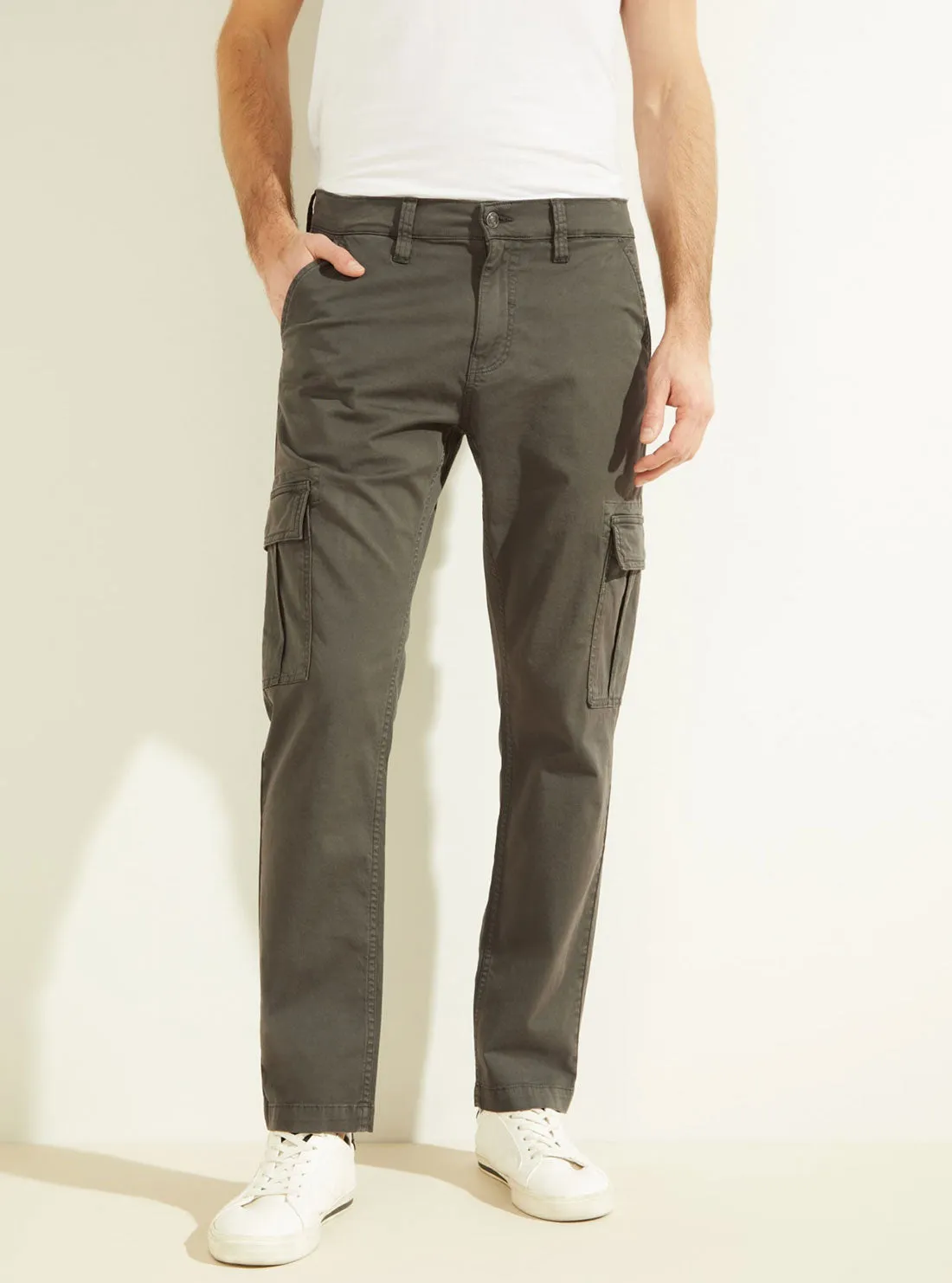 Khaki Green Lonta Cargo Pants