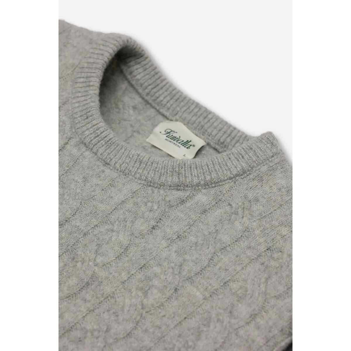 Kuwalla Braided Crew Neck Sweater