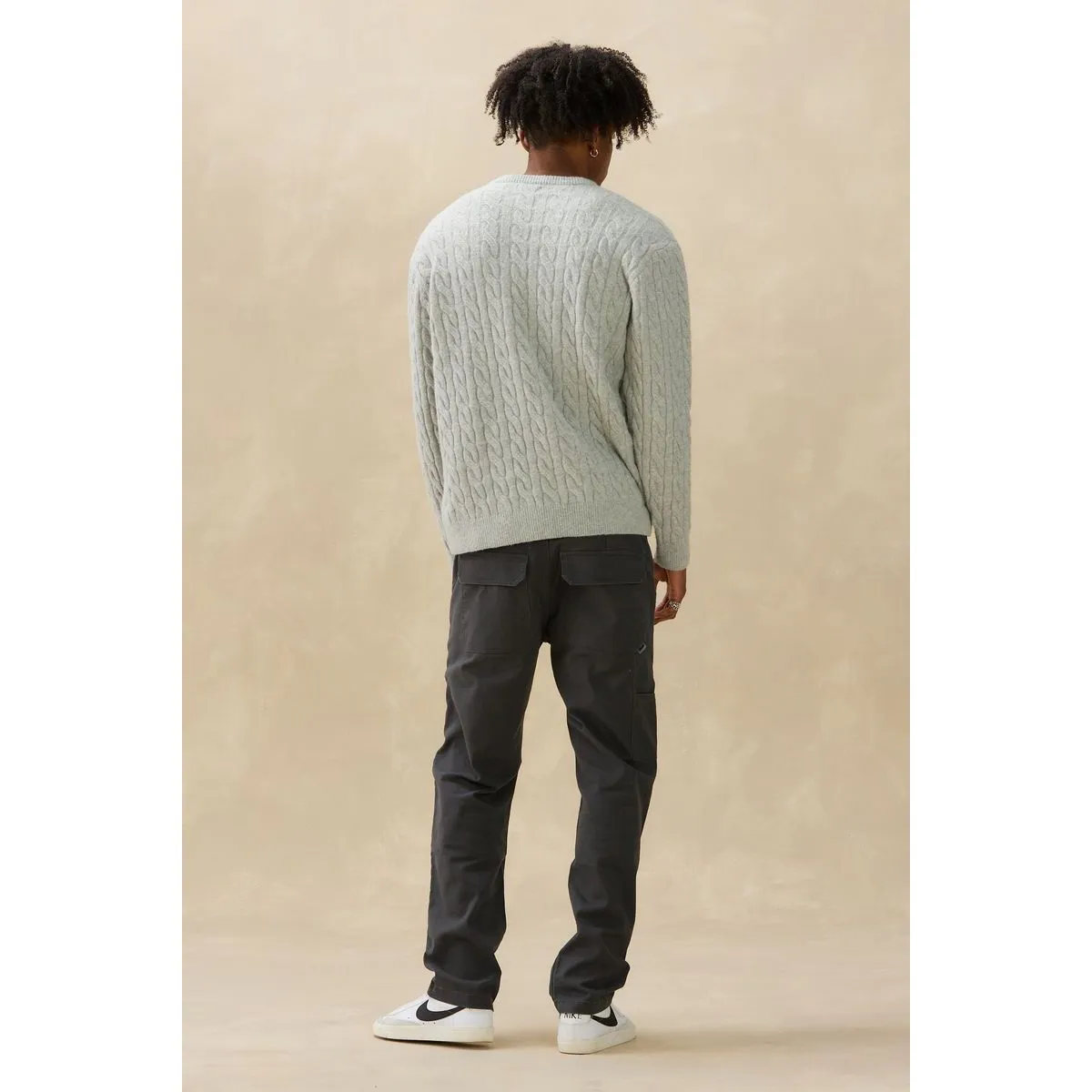 Kuwalla Braided Crew Neck Sweater