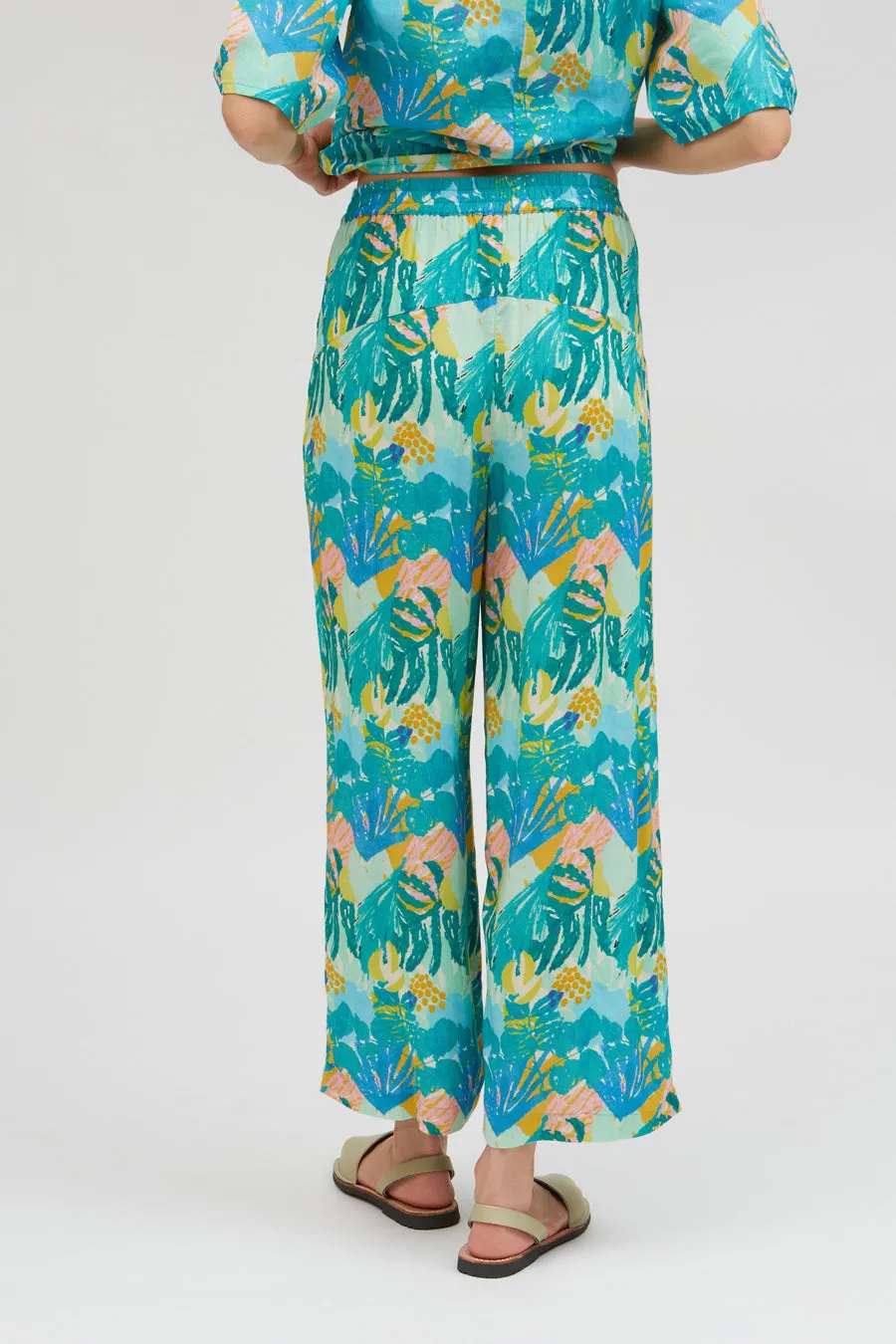 LAST ONE in XL - Mekong Pants - Botanic Print