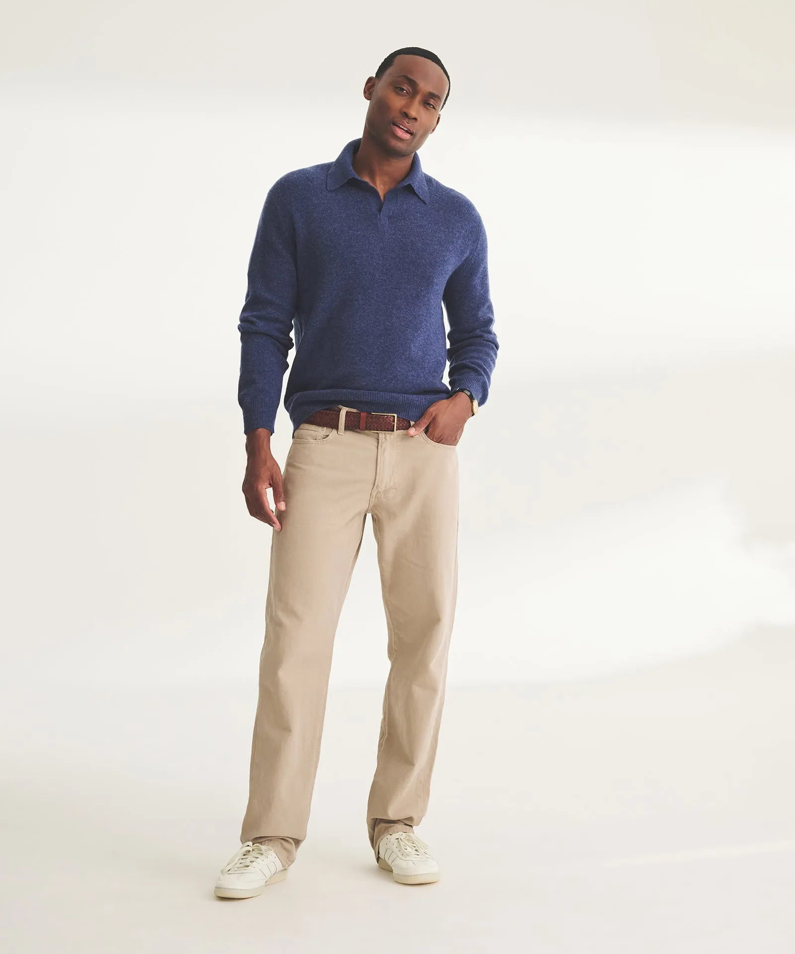 Lightweight Cashmere Relaxed Polo